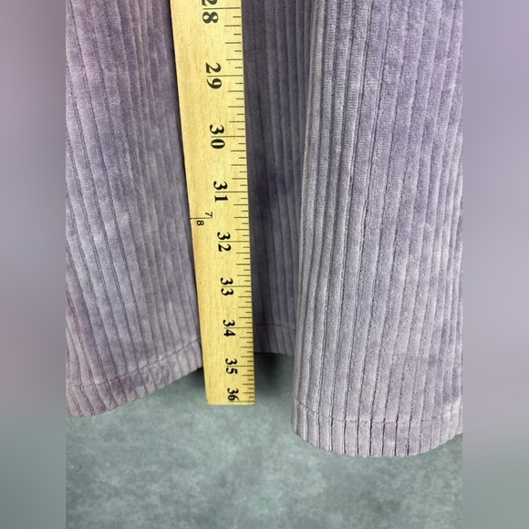 & Other Stories Lilac Corduroy Wrap Button Front Mini Dress M - Picture 13 of 13